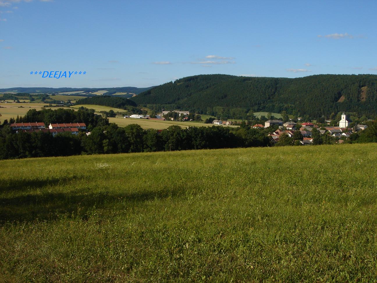 Mestecko Trnavka in summer